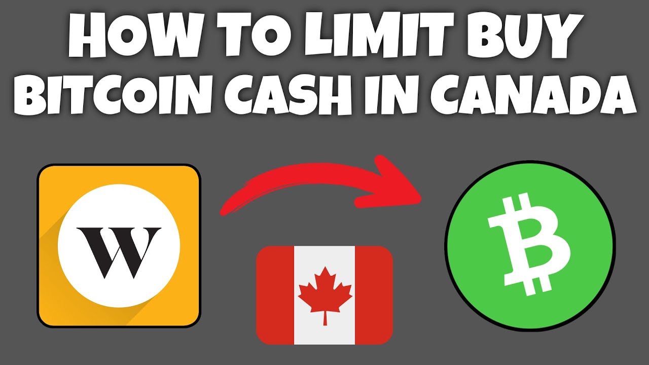 How To Limit Buy Bitcoin Cash (BCH) In Canada On Wealthsimple |  Wealthsimple Tutorial