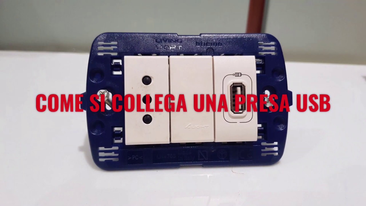 Aggiungere presa USB tra suoneria e interruttore luce - Altro su impianti  elettrici civili - PLC Forum