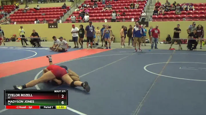 122 Lbs 3rd Place Match - Tyelor Rozell, KS Vs Mad...