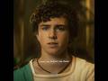 PERCY JACKSON - he was so smart in this scene! i love this episode!