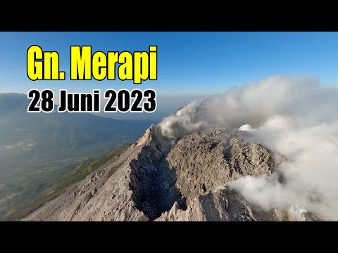 KONDISI KAWAH MERAPI 28 JUNI 2023 | FPV DRONE