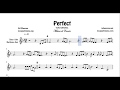 Perfect Tutorial Partitura para aprender con Saxofón Alto y Barítono Mi bemol Tono Original