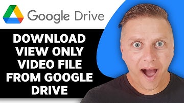 How to Download View Only Video File from Google Drive | Google Drive Tutorial 2025