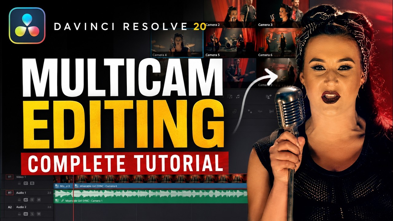 How to Edit with MULTICAM In Davinci Resolve | Complete Tutorial - YouTube