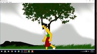 Menggabungkan Background Dengan Karakter Dan Export ke File Avi di Flash