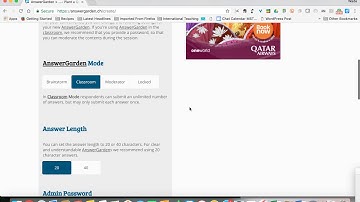 Answer Garden Tutorial