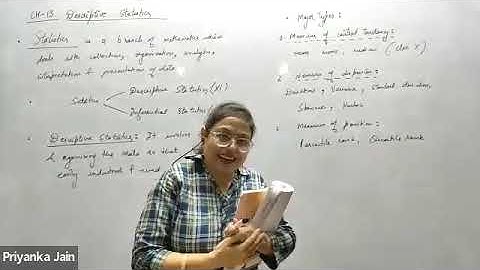 Class 11 Applied Mathematics CH 13 Descriptive Statistics Lecture 1 Ex 13.1