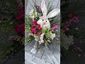 DIY Bunny Candlestick Floral Arrangement | Spring Easter Centerpiece Tutorial