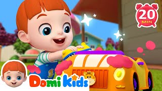 Car Wash Song | Car Songs For Kids & More Domi Kids Nursery Rhymes - Educational Songs