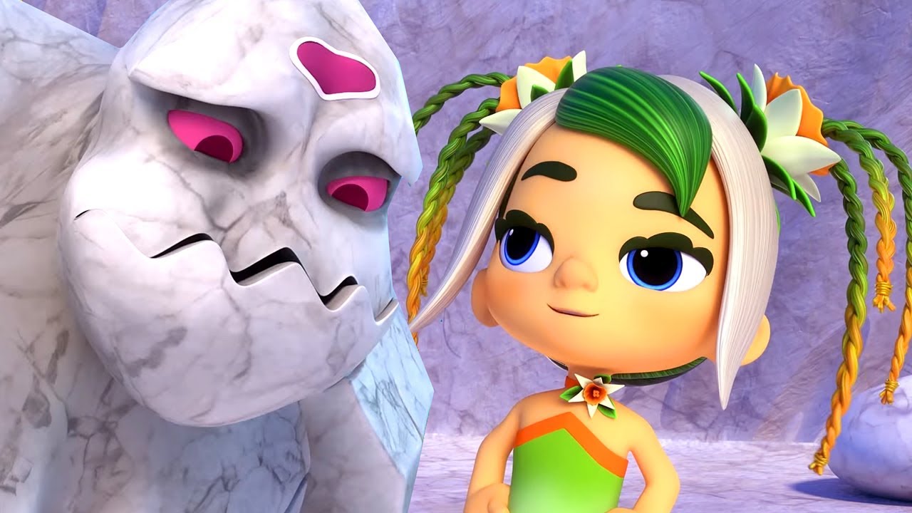 Мраморный страж 🗿❤️ Самая красивая Нарцисса! – Команда Флоры – Познавательный мультик о природе