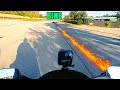 Bike and the FIRE PATH - Epic, Crazy &amp; Awesome, Motorcycle Moments