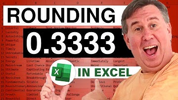 Excel - Several Ways to Round 0.3333 and Have the Total be Correct - Episode 1116