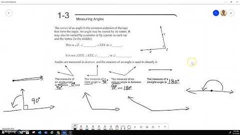 Geometry - Measuring Angles, Angle Bisectors & Angle Addition Postulate