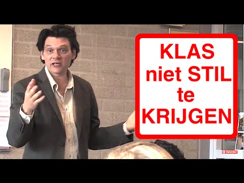 GEEN ORDE IN DE KLAS.