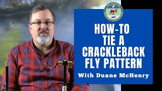 How to tie a Crackleback fly pattern