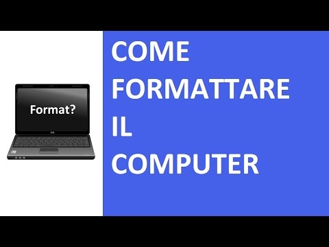 Come formattare il pc