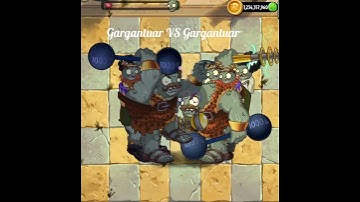 PvZ 2 Strongman & Halloween Gargantuar VS Halloween & Strongman Gargantuar #shorts