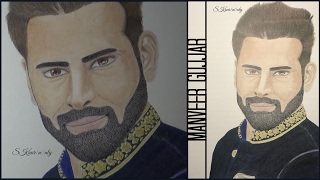 Drawing Manveer Gujjar | Bigg Boss 10 Winner (Time Lapse)