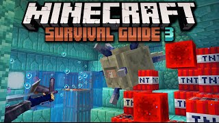 Fun Ways to Raid Ocean Monuments! ▫ Minecraft Survival Guide S3 ▫ Tutorial Let's Play [Ep.72]