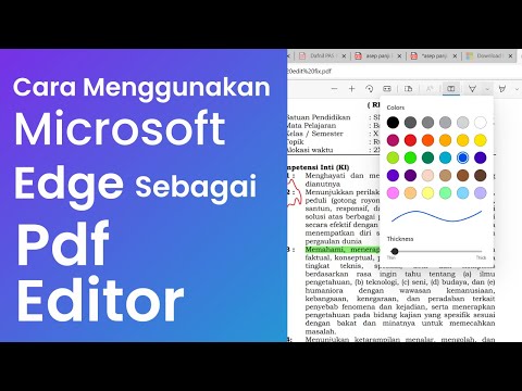 Video: Bolehkah anda menggabungkan fail PDF dalam Microsoft edge?