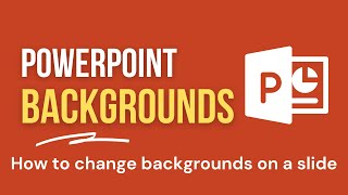 How to change a slide background in PowerPoint