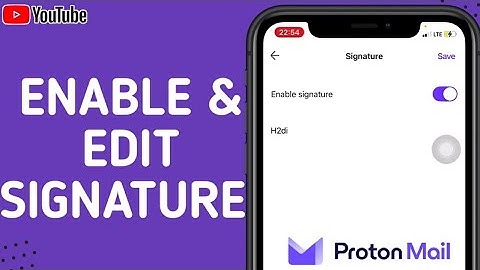 How To Enable & Add Your Signature On Your Proton Mail App