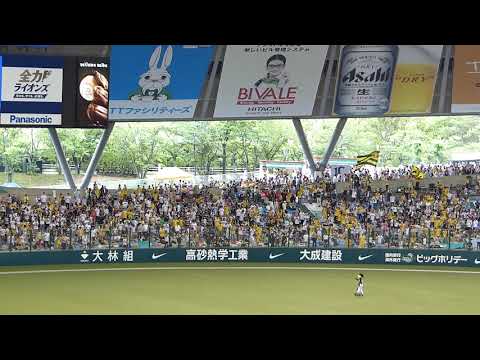 2014.6.14  阪神タイガース スタメン発表とトラッキーのモノマネ