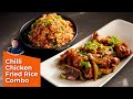 Chilly chicken and egg fried rice recipe           