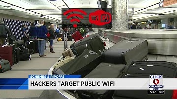 Cyber security experts say avoid airport, hotel WIFI