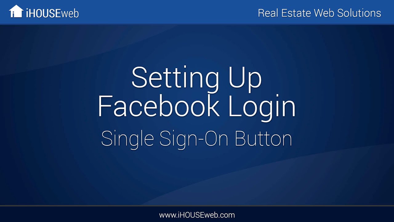 How to implement single sign-on with Facebook - Tutorials
