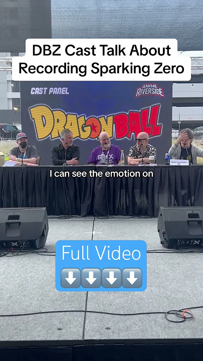 DBZ Voice Actors Talk About Sparking Zero!! #Shorts