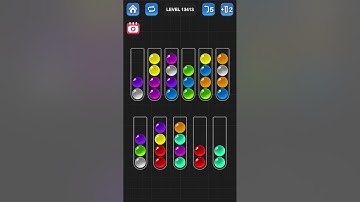 Ball Sort Puzzle by Guru Game: Levels 13411, 13412, 13413, 13414, 13415