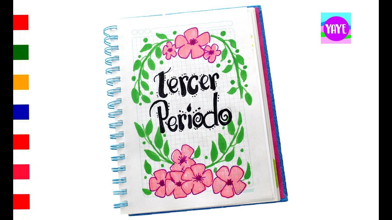 ️ IDEA HERMOSA PARA DIBUJAR TERCER PERIODO ⭐ Cómo marcar ...