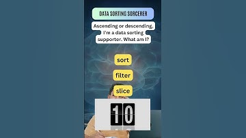 Data Sorting Sorcerer | JavaScript Riddle #codingchallenge #codingfun #codebreaker #javascript