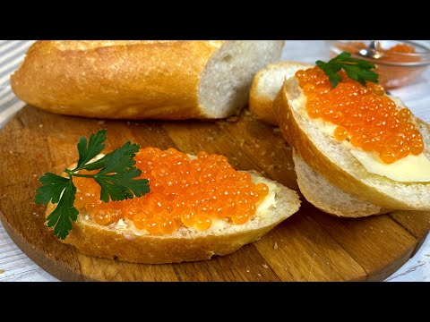 Как засолить красную икру! Быстро, вкусно и очень просто!