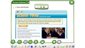 Excel 6 M 1 ex  1 p  13 School rules   listen and read