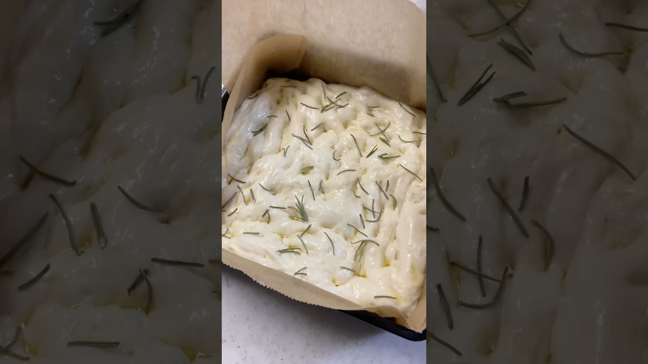 捏ね作業ナシ!簡単すぎるフォカッチャの作り方