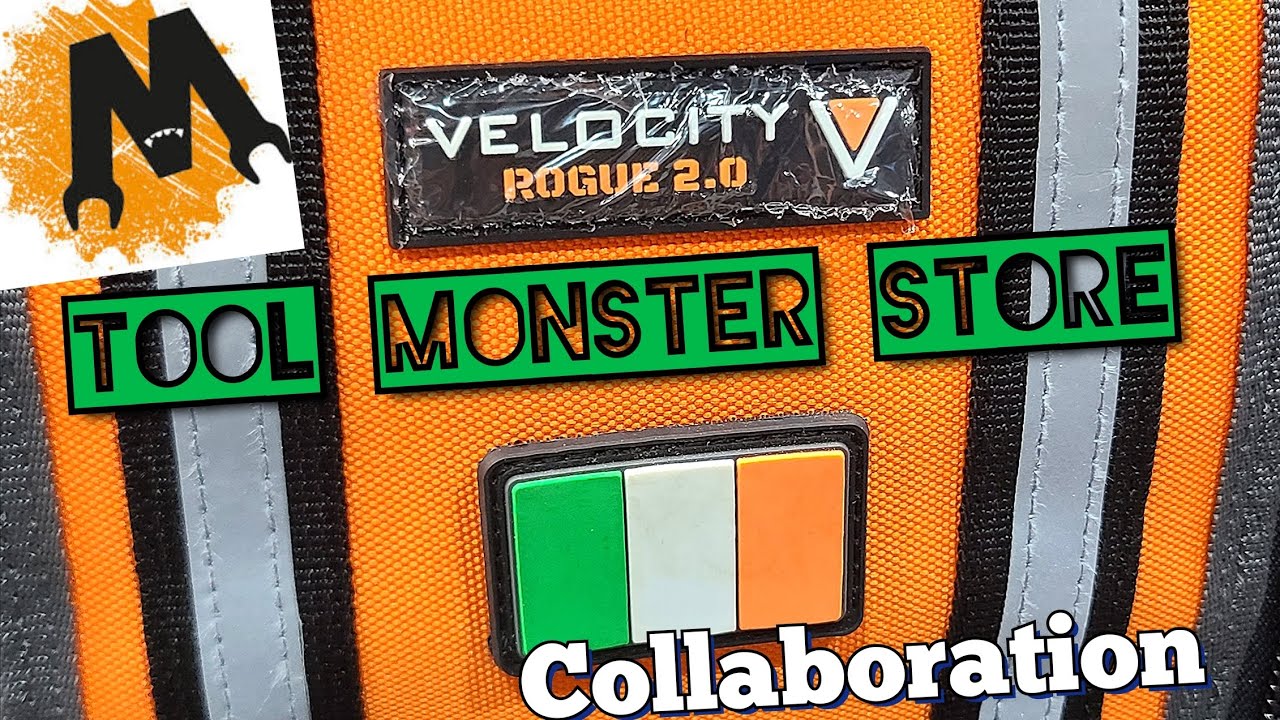 Velocity Pro Gear ROGUE 2.0 Tool bag from Tool Monster. NEW Collaboration