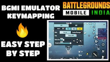 BGMI EMULATOR KEYMAPPING EASY || STEP BY STEP || BGMI EMULATOR KEYMAPPING ON BLUESTACKS 5