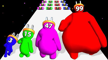 PLUG HEAD RACE 3D - ASMR Gameplay (New Update, Part 2)