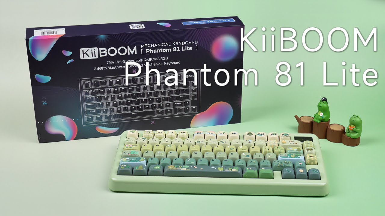 KiiBOOM Phantom 81 Lite Green - YouTube