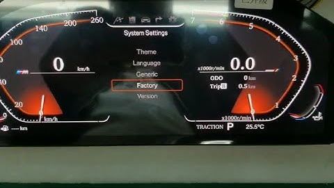 SETTING FOR BMW CLUSTER