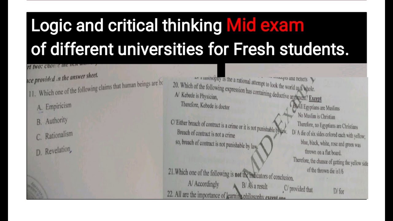 ati critical thinking assessment entrance exam