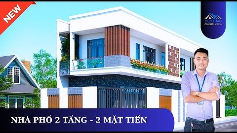 Mẫu Nhà Phố 2 Tầng  2 Mặt Tiền Đẹp Được Ưa Chuộng Nhất Hiện Nay - Xây Dựng Đức Thảo