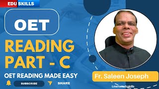 Edu Skills OET: Reading Part - C: Tips & Tricks