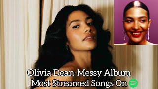 Olivia Dean-Messy Album Most Streamed Songs On Spotify