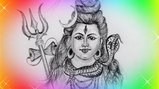 How to draw Lord Shiva | Bholenath drawing step by step | Savan spacial 2021