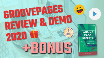 GROOVEPAGES REVIEW 2020, DEMO, AND TUTORIAL - the BEST free landing page builder