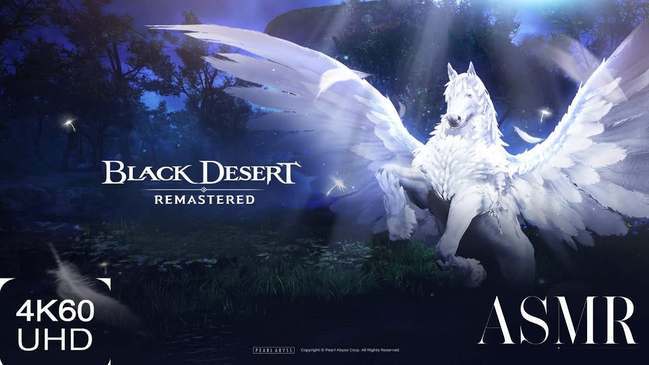 [4K] ASMR 🎧 Relaxing walk in Black Desert Online 🎮 Ultra Setting  RTX 3080, 11980K