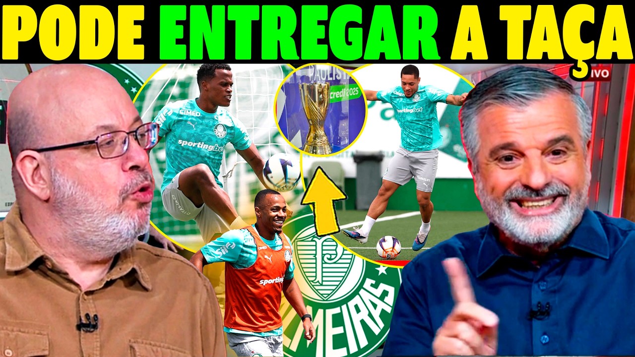 VERDÃO COM A MÃO NA TAÇA!! ''ISSO É INEGAVÉL QUE O PALMEIRAS VAI...'' PASCOAL FOI SINCERO!